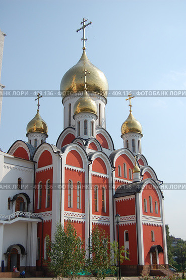 Храм в городе Одинцово (2008 год). Стоковое фото, фотограф Никонор Дифотин / Фотобанк Лори