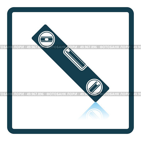 Icon of construction level . Shadow reflection design. Vector illustration. Стоковая иллюстрация, агентство Ingram Publishing / Фотобанк Лори
