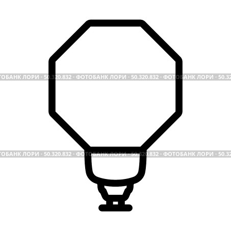 Icon Of Portable Fashion Flash. Bold outline design with editable stroke width. Vector Illustration. Стоковая иллюстрация, агентство Ingram Publishing / Фотобанк Лори