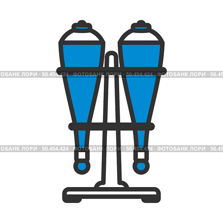 Icon Of Soda Siphon Equipment. Editable Bold Outline With Color Fill Design. Vector Illustration. Стоковая иллюстрация, агентство Ingram Publishing / Фотобанк Лори