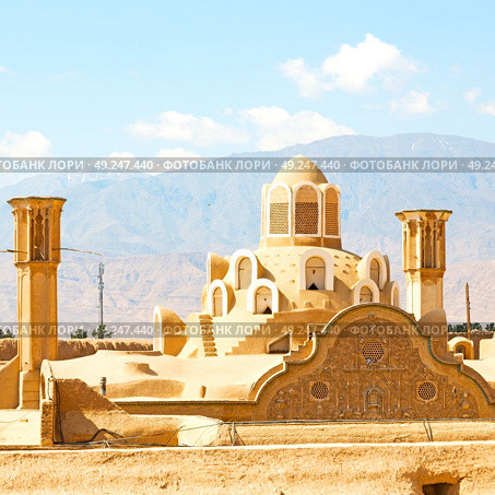 in iran the old building roof of the antique tradition  bath  . Стоковое фото, агентство Ingram Publishing / Фотобанк Лори