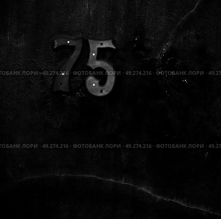 in south africa close up of the blur number in     a wall  house like texture background. Стоковое фото, агентство Ingram Publishing / Фотобанк Лори