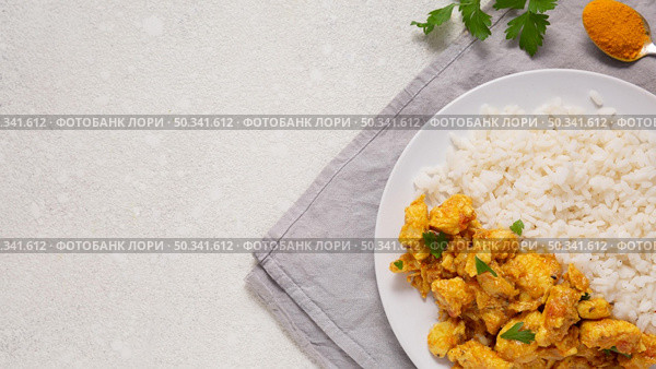 indian food frame top view. Стоковое фото, агентство Ingram Publishing / Фотобанк Лори
