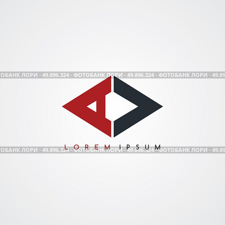 initial letter linked uppercase logo black red in white background. Стоковая иллюстрация, агентство Ingram Publishing / Фотобанк Лори