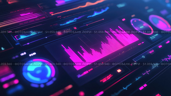 insights oscillating crm dashboard ai generated. Стоковое AI-изображение, AI-художник Vectorwin / Фотобанк Лори