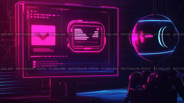 integration syncing chatbot window ai generated. Стоковое AI-изображение, AI-художник Vectorwin / Фотобанк Лори