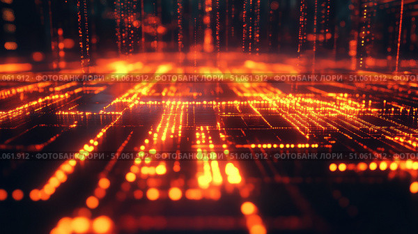 interference warping logic gate ai generated. Стоковое AI-изображение, AI-художник Vectorwin / Фотобанк Лори