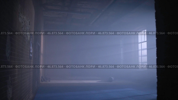 Interior of a fitness hall with punching bags. Стоковое фото, фотограф David Kashakhi / Фотобанк Лори
