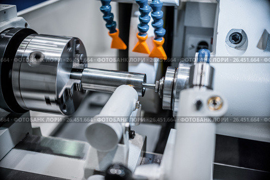 Intragrinding machine during operation. Стоковое фото, фотограф Андрей Радченко / Фотобанк Лори
