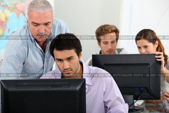 IT lesson. Стоковое фото, агентство Ingram Publishing / Фотобанк Лори