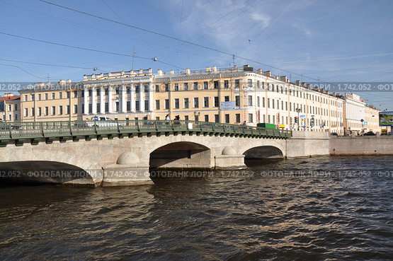 Измайловский мост. Фонтанка. Санкт-Петербург (2010 год). Редакционное фото, фотограф LightLada / Фотобанк Лори