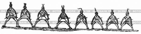 Изображение церемониального танца. Австралийская культура. Стоковая иллюстрация, иллюстратор Макаров Алексей / Фотобанк Лори