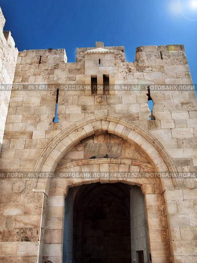 Jaffa gate in jerusalem old city. Стоковое фото, агентство Ingram Publishing / Фотобанк Лори