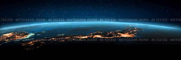 Japan, Tokio city lights. Elements of this image furnished by NASA. 3d rendering. Japan, Tokio city lights. Стоковое фото, агентство Ingram Publishing / Фотобанк Лори
