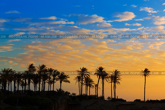 Javea Xabia El Arenal beach sunrise in Mediterranean Alicante Spain. Стоковое фото, агентство Ingram Publishing / Фотобанк Лори