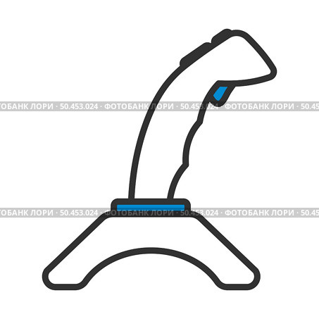 Joystick Icon. Editable Bold Outline With Color Fill Design. Vector Illustration. Стоковая иллюстрация, агентство Ingram Publishing / Фотобанк Лори