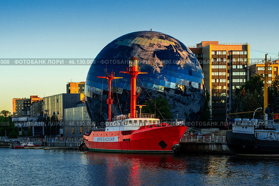 Kaliningrad, embankment of the Pregol River, Museum of the World Ocean (2020 год). Редакционное фото, фотограф Светлана Султанаева / Фотобанк Лори