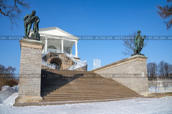 Камеронова галерея (1784—1787гг.). Царское Село, Санкт-Петербург (2023 год). Редакционное фото, фотограф Анна Карасева / Фотобанк Лори