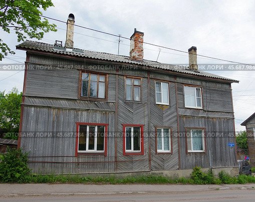 Карелия, Сортавала, Октябрьская улица, дом 19 (2019 год). Стоковое фото, фотограф Алексей Иванов / Фотобанк Лори