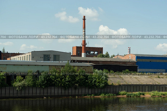 Картонная фабрика в Балахне (2022 год). Стоковое фото, фотограф Дмитрий Казаков / Фотобанк Лори