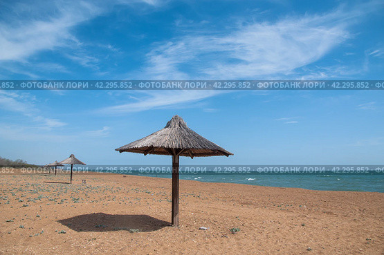 Каспийское море в Дагестане. Стоковое фото, фотограф Олег Беляков / Фотобанк Лори