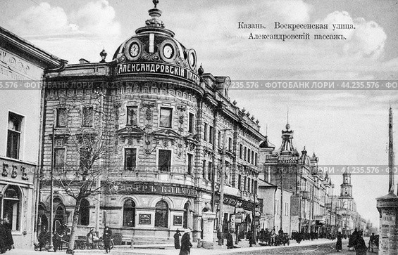 Казань. Александровский пассаж. Воскресенская улица. Стоковое фото, фотограф Галина Лукьяненко / Фотобанк Лори