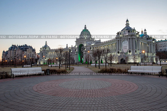 Казань. Дворец земледельцев (2013 год). Редакционное фото, фотограф Литвяк Игорь / Фотобанк Лори