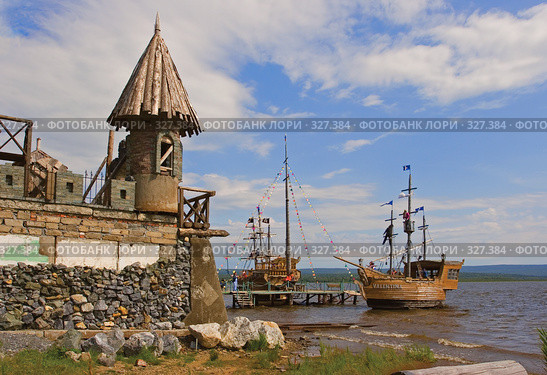 Китова пристань на озере Зюраткуль (2007 год). Редакционное фото, фотограф Юлия Бочкарева / Фотобанк Лори