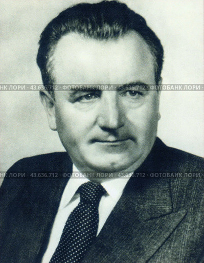 Клемент Готвальд (1896-1953), чехословацкий революционер, государственный, политический и партийный деятель. Руководитель Коммунистической партии Чехословакии, премьер-министр и 4-ый президент Чехословакии. Редакционное фото, фотограф Сергей Елизарьев / Фотобанк Лори