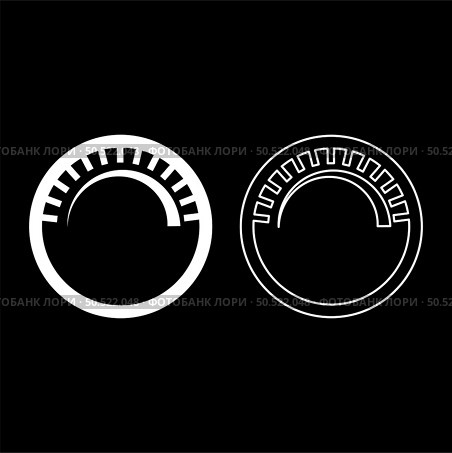 Knob regulation handle variation value regulating sign regulate level concept tuning button set icon white color vector illustration image simple solid fill outline contour line thin flat style. Knob regulation handle variation value regulating sign regulate level concept tuning button set icon white color vector illustration image solid fill outline contour line thin flat style. Стоковая иллюстрация, агентство Ingram Publishing / Фотобанк Лори