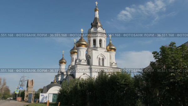 Князе-Владимирский монастырь в городе Иркутске. Стоковое видео, видеограф Момотюк Сергей / Фотобанк Лори