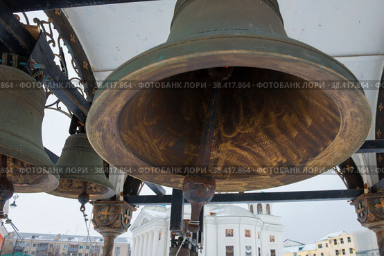 Колокола на колокольне Казанско-Богородицкого монастыря (2020 год). Стоковое фото, фотограф Pukhov K / Фотобанк Лори