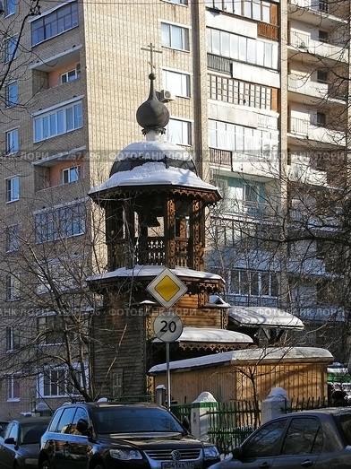 Колокольня храма Спаса Преображения на Болвановке. 1-й Новокузнецкий переулок. Район Замоскворечье. Город Москва (2010 год). Редакционное фото, фотограф lana1501 / Фотобанк Лори