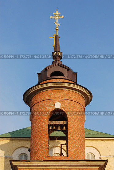 Колокольня церкви Рождества Пресвятой Богородицы в поселке Колюбакино.Рузский район.Московская область. (2009 год). Стоковое фото, фотограф Глазков Владимир / Фотобанк Лори