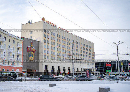 Конгресс-отель "Меридиан". Мурманск (2023 год). Редакционное фото, фотограф Владимир Макеев / Фотобанк Лори