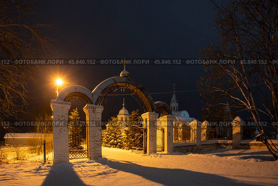 Коряжма. Николо-Коряжемский мужской монастырь. Редакционное фото, фотограф Литвяк Игорь / Фотобанк Лори