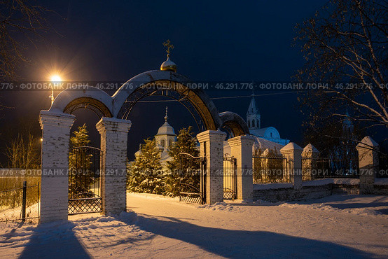 Коряжма. Николо-Коряжемский мужской монастырь. Редакционное фото, фотограф Литвяк Игорь / Фотобанк Лори