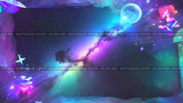 Космос. Space. Стоковое AI-видео, аниматор Irina Khaliavina / Фотобанк Лори