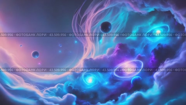Космос. Space. Стоковое AI-видео, аниматор Irina Khaliavina / Фотобанк Лори