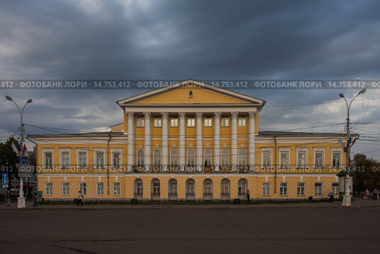 Кострома. Особняк сенатора Борщова (2015 год). Редакционное фото, фотограф Литвяк Игорь / Фотобанк Лори