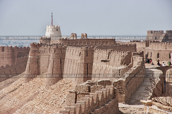 Kot Diji Fort, Fortress Ahmadabad in Khairpur District, Pakistan (2021 год). Стоковое фото, фотограф Сергей Стрелков / Фотобанк Лори