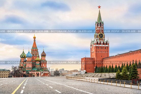 Красная площадь без солнца. Red Square without the sun (2017 год). Стоковое фото, фотограф Baturina Yuliya / Фотобанк Лори