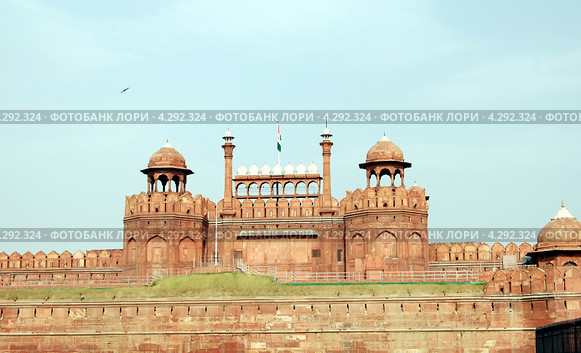 Красный форт, Дели, Индия (Red Fort, New Delhi, India) (2008 год). Стоковое фото, фотограф Светлана Колобова / Фотобанк Лори