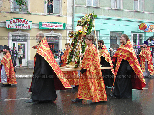 Крестный ход (2009 год). Редакционное фото, фотограф Ольга Романенко / Фотобанк Лори