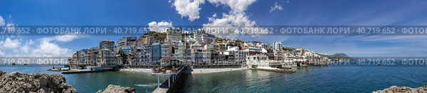 Крым. Местечко Санта-Барбара. Панорамный снимок. Crimea. Santa Barbara area. Panoramic shot. (2021 год). Стоковое фото, фотограф Сергей Никифоров-Гордеев / Фотобанк Лори