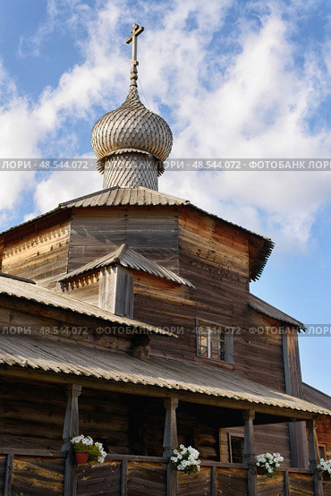 Купол Троицкой церкови на острове Свияжск в Казани (2024 год). Стоковое фото, фотограф Мария Антонова / Фотобанк Лори