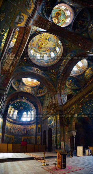 Купола Новоафонского монастыря (2008 год). Стоковое фото, фотограф Герман Власов / Фотобанк Лори
