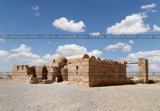 Кусейр-Амра — замок Омейядов в Иордании (2014 год). Стоковое фото, фотограф Владимир Журавлев / Фотобанк Лори
