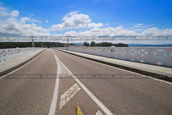 La Toja Toxa island bridge in Pontevedra of Galicia spain. Стоковое фото, агентство Ingram Publishing / Фотобанк Лори