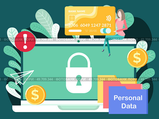 Laptop locked notification button, password field. Computer security with padlock, personal access, user authorization, login, protection technology. Security authentication to protect private data. Laptop locked notification button, password field. Computer security with padlock, personal access. Стоковая иллюстрация, агентство Ingram Publishing / Фотобанк Лори